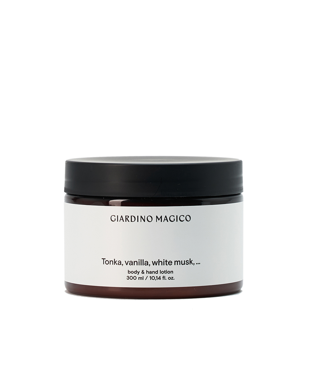 Лосьон для тела и рук парфюмированный Tonka, vanilla, white musk, ... (300 мл)